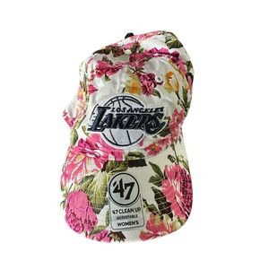 New Women's '47 Brand NFL Los Angeles Lakers Peony Floral‎ Adjustable Hat